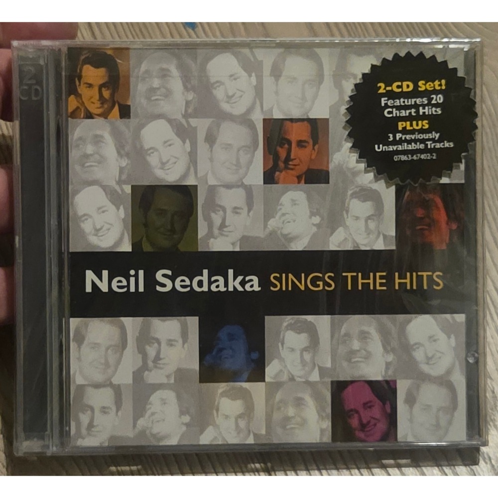 Neil Sedaka Sings The Hits 2-CD Set Chart Rare Tracks Greatest Hits NEW Sealed